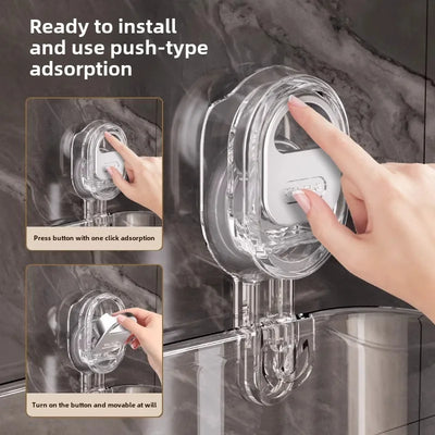 Suction Cup Shower Caddy with Drip Tray