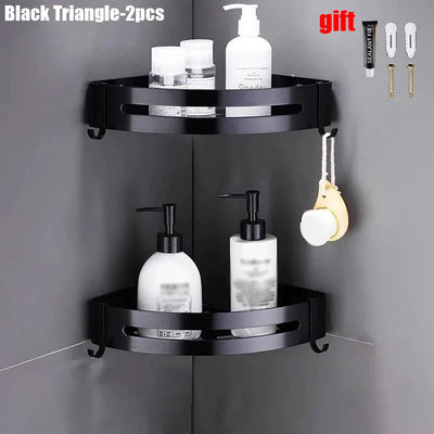 Modern Floating Corner Shelf Organizer