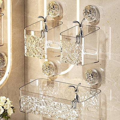 Suction Cup Shower Caddy with Drip Tray