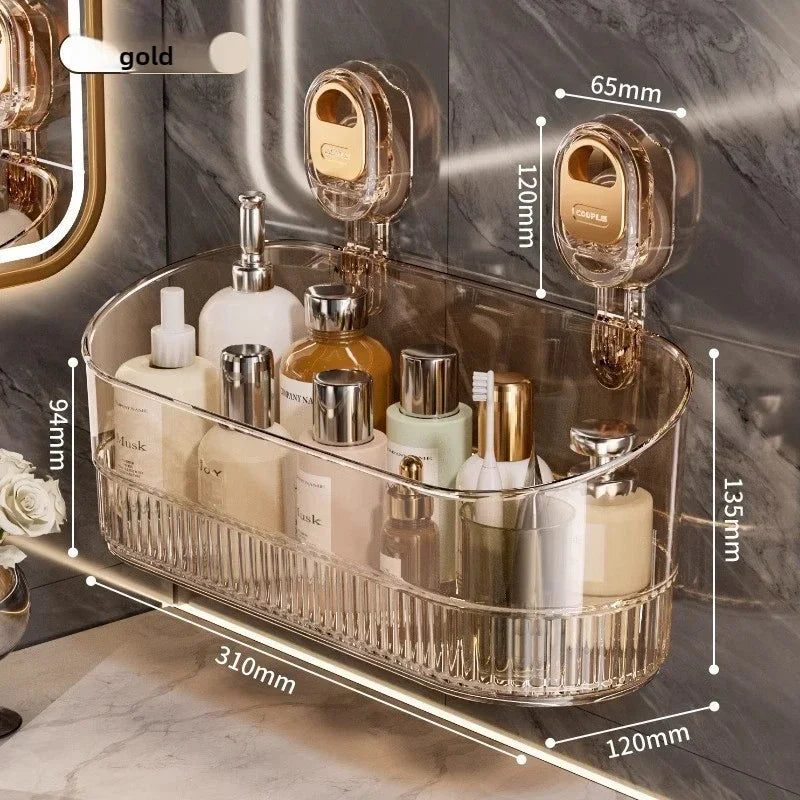 Suction Cup Shower Caddy with Drip Tray